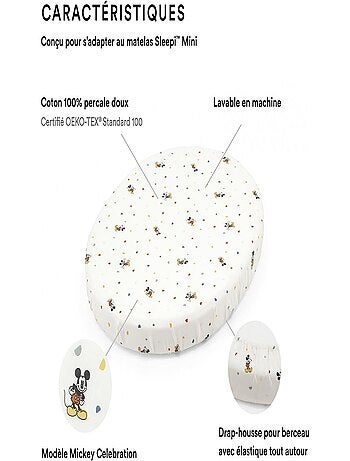 Stokke® Sleepi™ Mini Fitted Sheet V3 x Disney