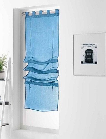 Store droit passants voile sable Pointille