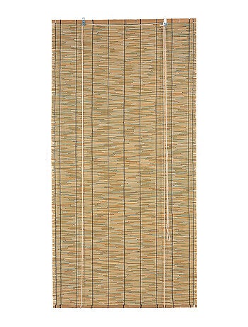 Store en baguettes de roseau avec enrouleur