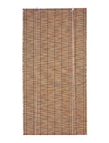 Store en baguettes de roseau avec enrouleur