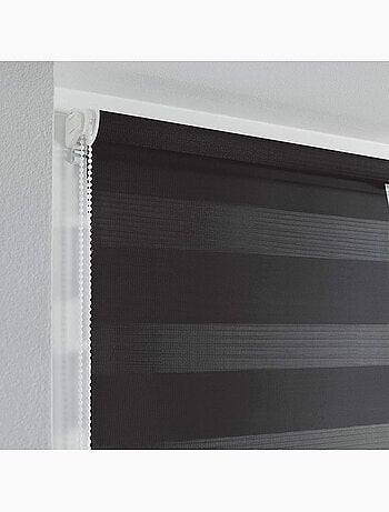 Store enrouleur jour et nuit 60 x 180 cm polyester daynight Noir