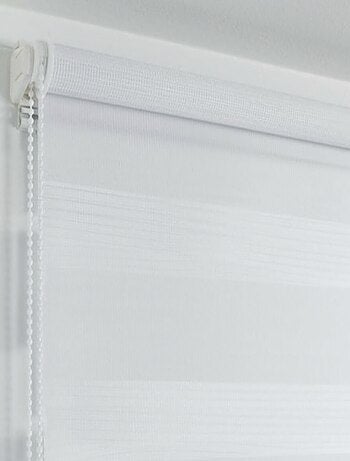 STORE ENROULEUR JOUR ET NUIT POLYESTER DAYNIGHT BLANC