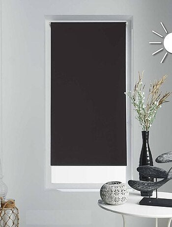 Store enrouleur occultant 90x180 cm Noir