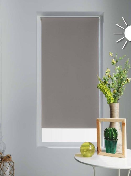 Store enrouleur occultant 90x180 cm taupe - Kiabi