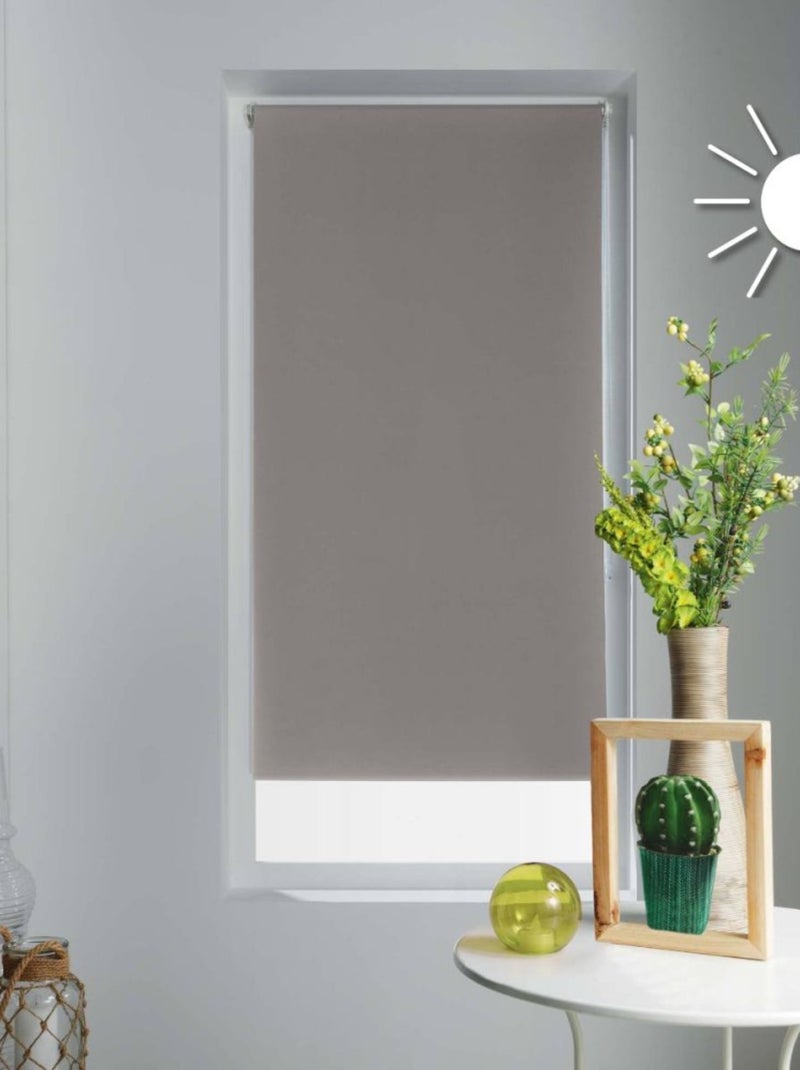 Store enrouleur occultant 90x180 cm taupe Beige - Kiabi