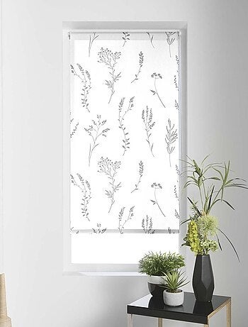 Store enrouleur tamisant 60x180 cm Forelista blanc