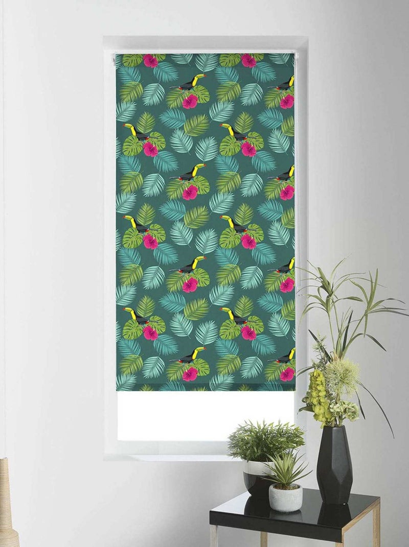 Store enrouleur tamisant 60x90 cm Domingo Vert - Kiabi