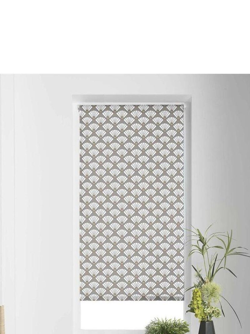 Store enrouleur tamisant Art Déco Chic Gris - Kiabi