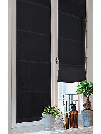 Store tapissier occultant noir 60x180cm