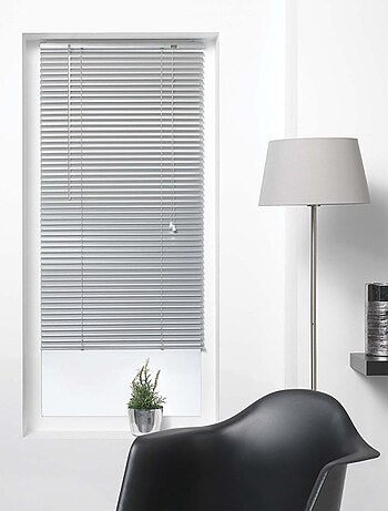 Store vénitien à lamelles 60x130 cm aluminium argent