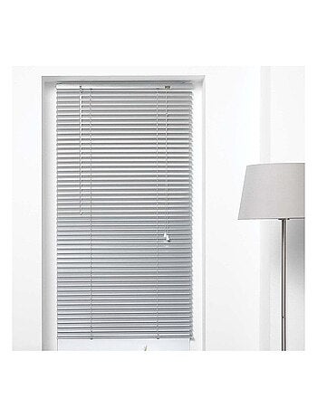 Store vénitien à lamelles 60x130 cm aluminium argent