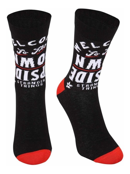 Stranger Things - Chaussettes UPSIDE DOWN - Kiabi