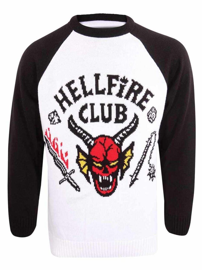 Stranger Things - Sweat HELLFIRE CLUB Multicolore - Kiabi