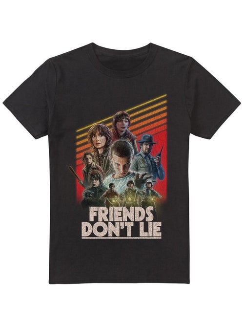 Stranger Things - T-shirt FRIENDS DON'T LIE - Kiabi