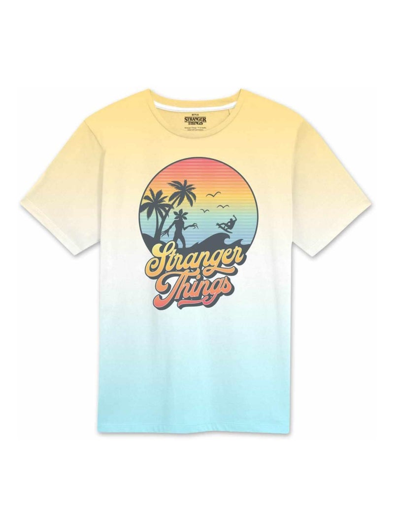 Stranger Things - T-shirt Jaune - Kiabi