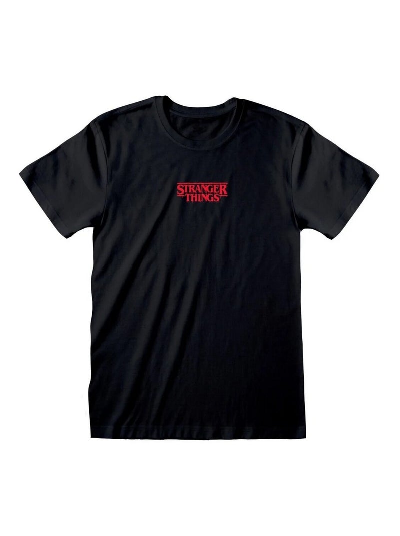 Stranger Things - T-shirt UPSIDE DOWN Noir - Kiabi