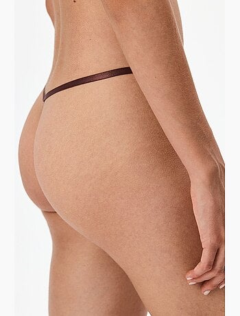 String à bretelles femme penti