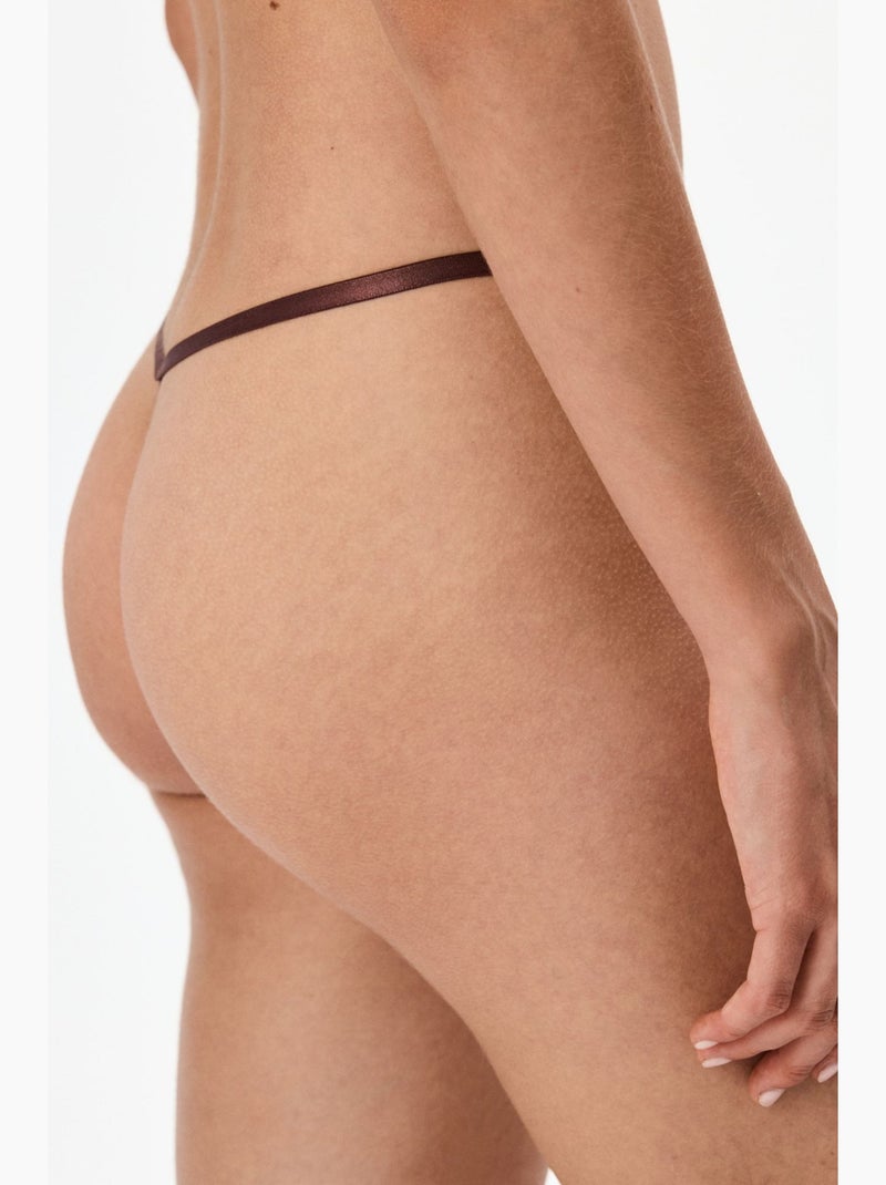 String à bretelles femme penti Rouge bordeaux - Kiabi