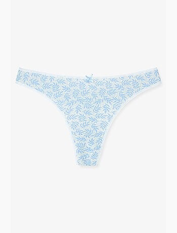 String à motif feuilles jungle deep penti