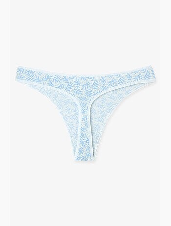 String à motif feuilles jungle deep penti