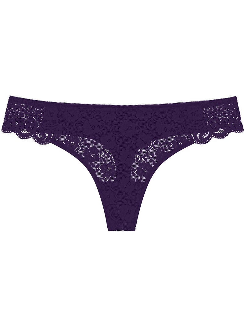 String AMOURETTE Violet prune - Kiabi