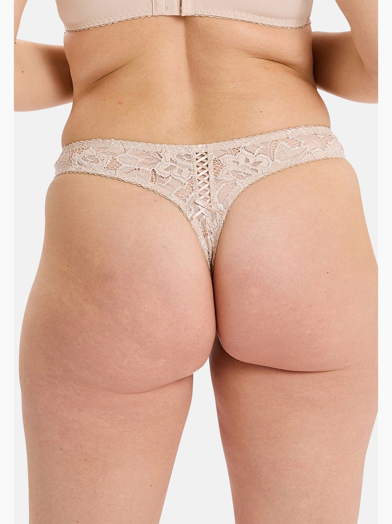 String arum sans complexe lingerie Beige - Kiabi