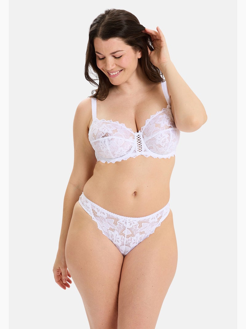 String arum sans complexe lingerie Blanc - Kiabi