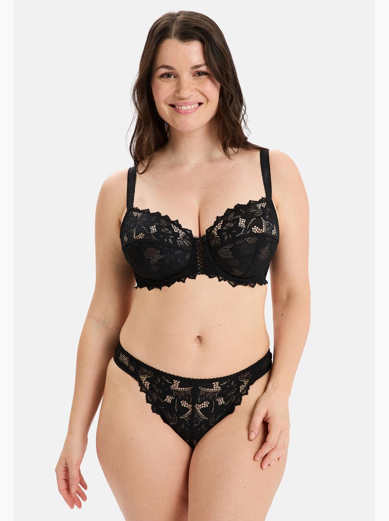 String arum sans complexe lingerie Noir - Kiabi