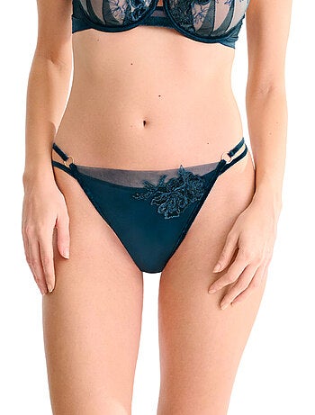 String bikini velvet luxe