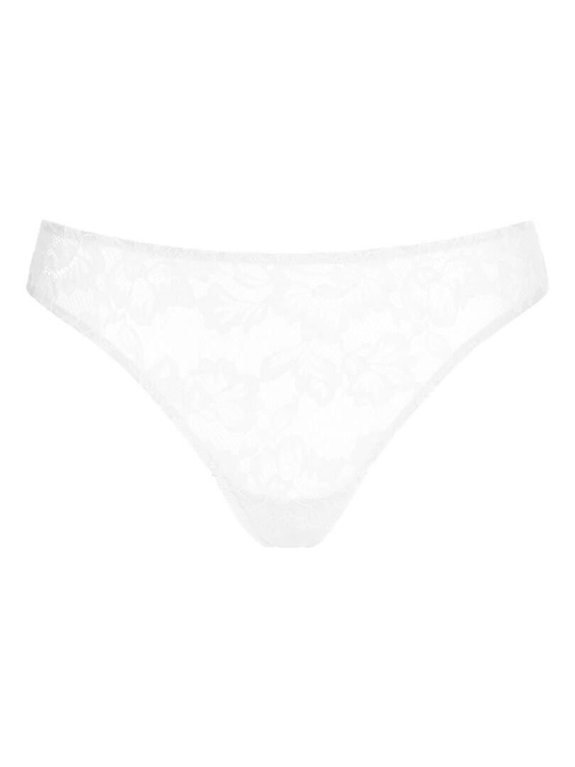String Blanc String brésilien en dentelle éco-responsable Amazing - Blanc - Kiabi - nu€