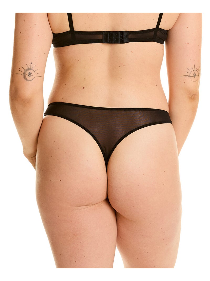 String CUIR - Pomm'Poire Noir - Kiabi