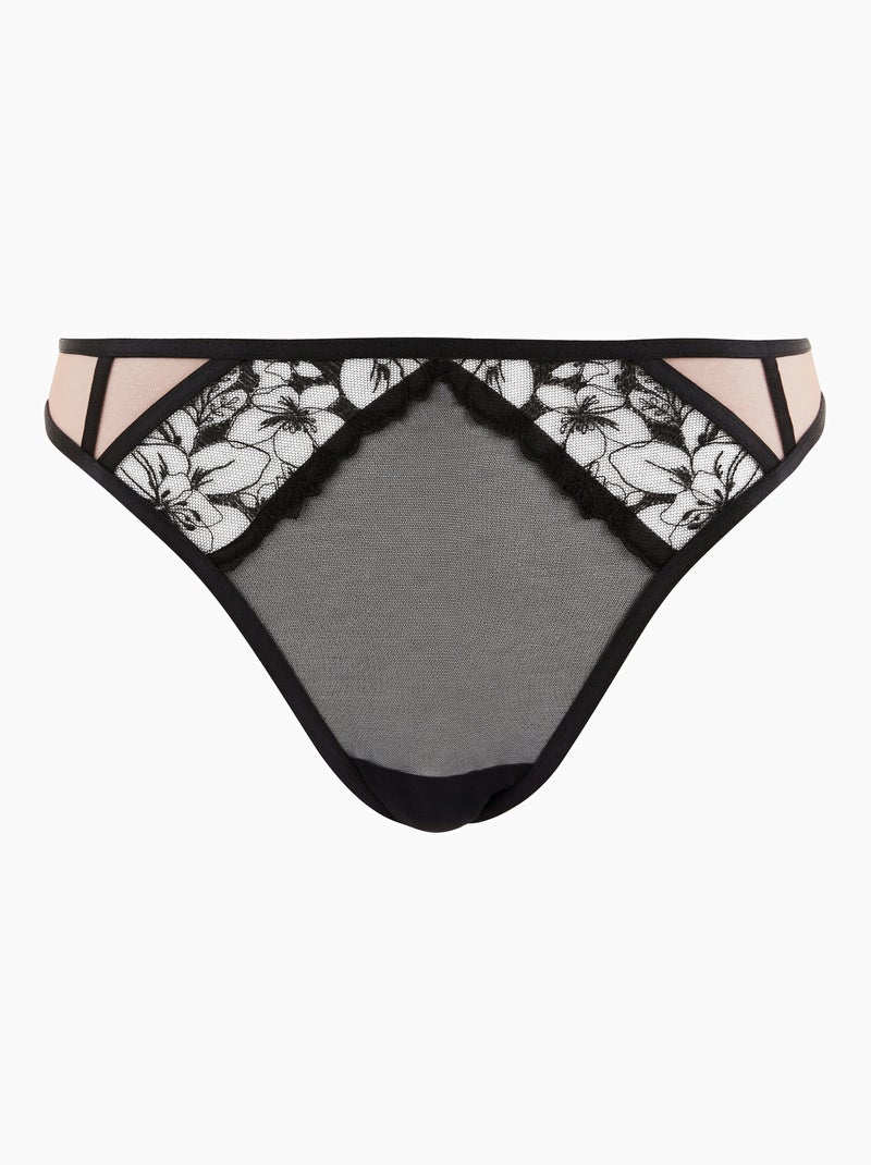 String deva sans complexe lingerie Noir Beige - Kiabi