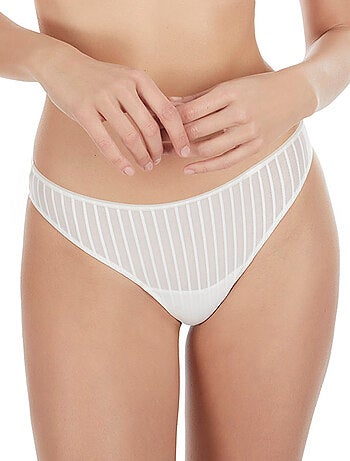 String écologique Glacier mariage ivoire