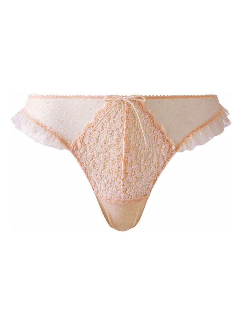 String EFFUSION - Brigitte Bardot Lingerie Rose - Kiabi