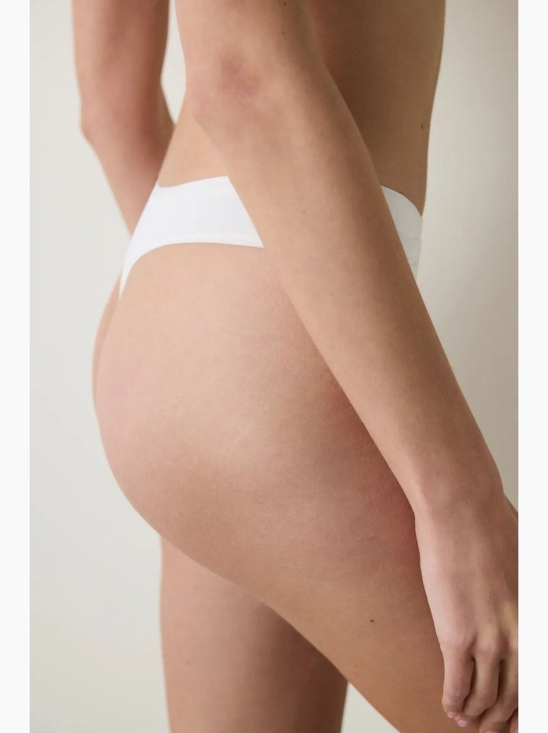 String en coton penti Blanc - Kiabi