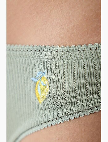 String en coton pointelle penti