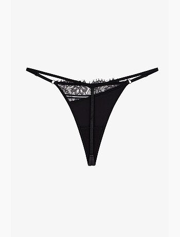 String en satin pour femme penti