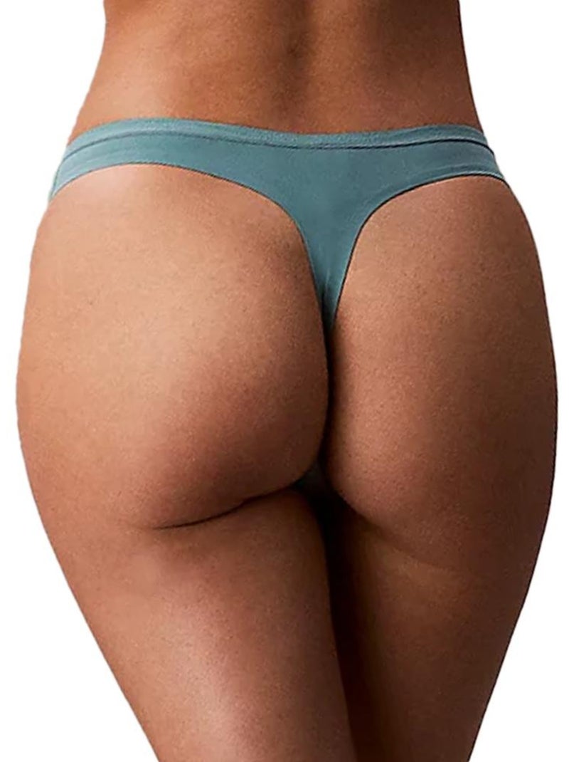 String Femme Calvin Klein Jeans Thong Bleu - Kiabi