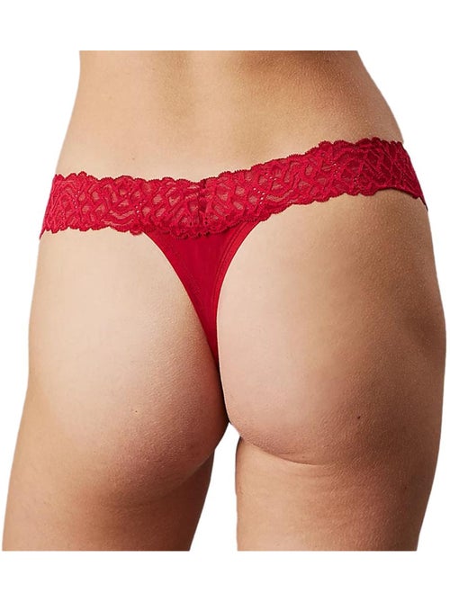 String Femme Calvin Klein Jeans Thong - Kiabi String Femme Calvin Klein Jeans Thong - Kiabi