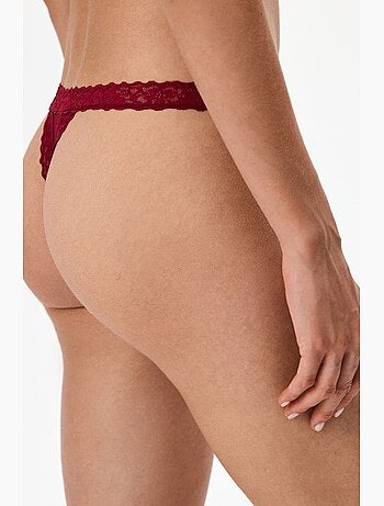 String femme confortable en coton penti