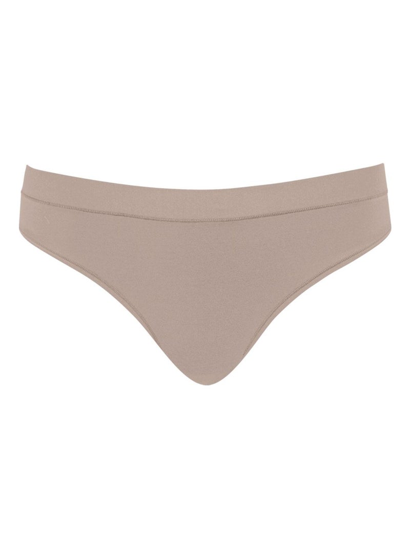 String femme Easy Seconde Peau Beige - Kiabi