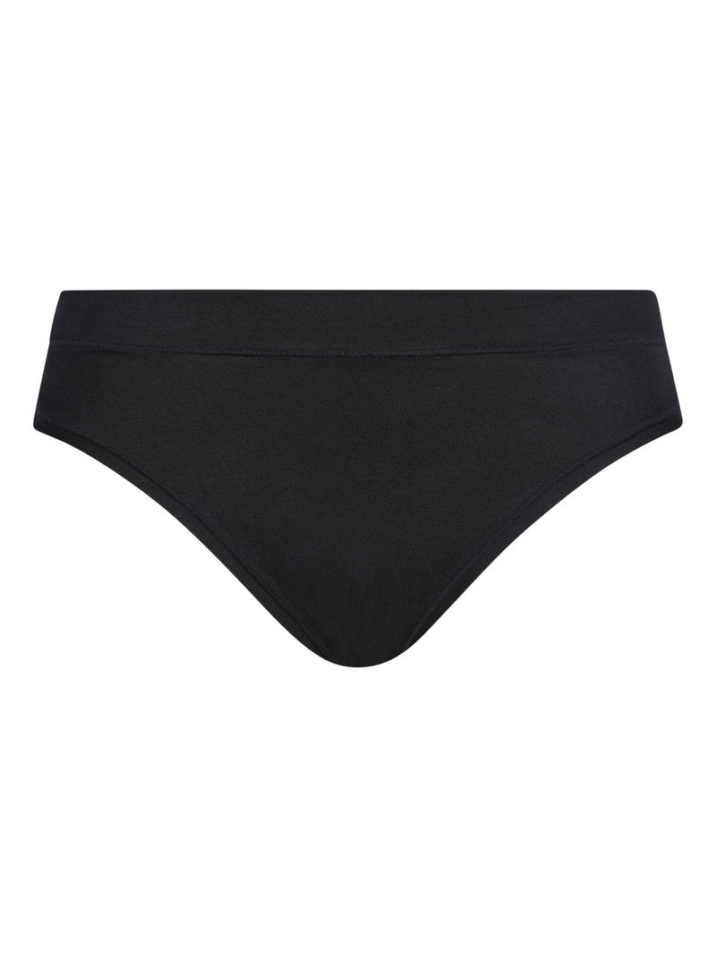 String femme en coton modal Comfort Collection Noir - Kiabi