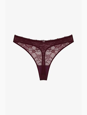 String femme en dentelle penti