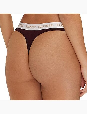String Femme Tommy Hilfiger Burgundy