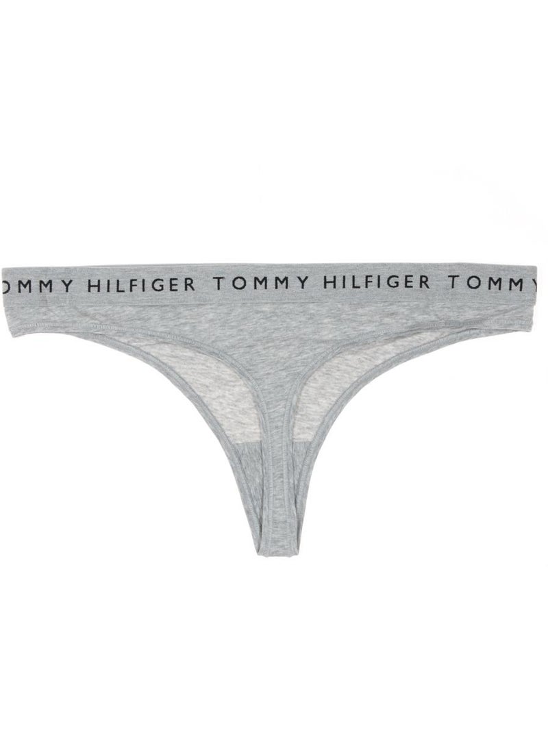 String Femme Tommy Hilfiger Gris Argenté - Kiabi