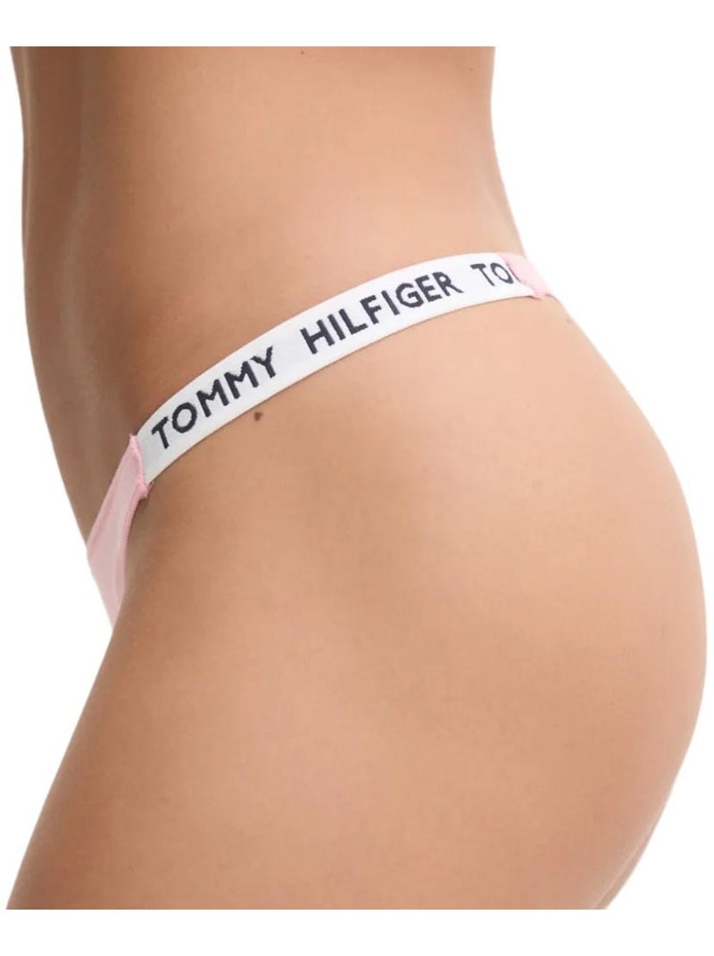 String  Femme Tommy Hilfiger High Thong Rose - Kiabi