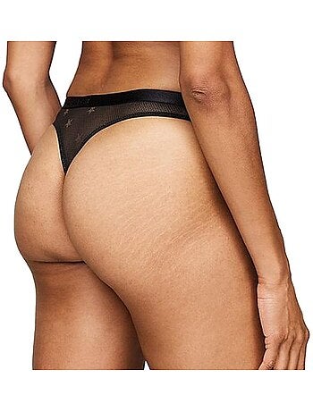 String Femme Tommy Hilfiger Thong Black