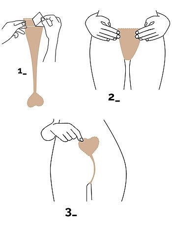 String ficelle adhésif ultra invisible