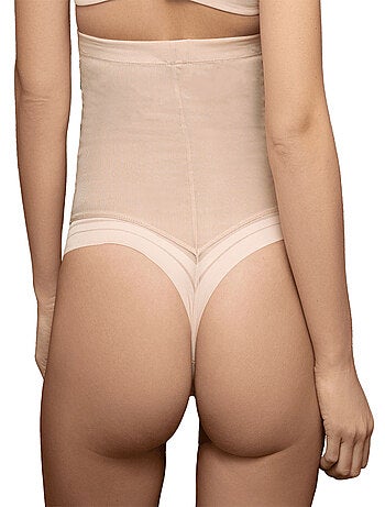String gainage fort Powermesh taille haute