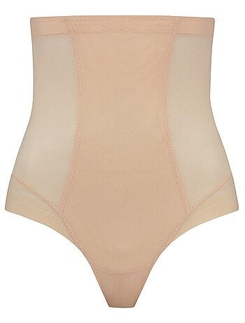String gainage fort Powermesh taille haute